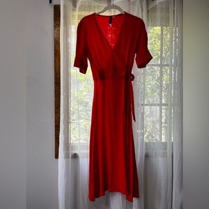 ✨Last chance ✨ & Other Stories Red Midi Dress
